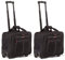 Aerolite Ryanair Priority Boarding, Easyjet Plus, BA, WizzPriority, Jet2 Approved Rolling Padded Laptop Case Bag 2 Wheels - Fits up to 15.6, Business Trolley Hand Cabin Luggage Case (Black x2)