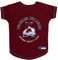 NHL Pet Gear Hunde-T-Shirt für Hunde und Katzen, Colorado Avalanche, Small Hockey Size T-Shirt, Colorado Lawine
