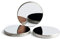 Cloudray 3PCS CO2 Laser Mirror D25 mm (0,98 Zoll) Thk 3 mm (0,12 Zoll) Für CO2 Laserkopf