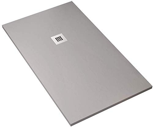 Receveur de douche en pierre Maier Dharma Gris clair différentes mesures 90x160 cm