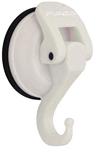 HAB & GUT -FC043V- Gancho con Ventosa Muy Fuerte, Capacidad 4 kg, para baño y Cocina, Blanco