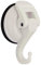 HAB & GUT -FC043V- Gancho con Ventosa Muy Fuerte, Capacidad 4 kg, para baño y Cocina, Blanco