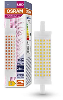 OSRAM Lamps Dimmbare zweiseitig gesockelte LED-Speziallampen PARATHOM DIM LINE R7s 118.00 mm 150 19 W/2700 K R7s Mehrfarbig