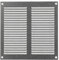 200x200mm Griglie D'Aerazione/Ventilazione in Metallo Zincato - Griglia D'aria con Rete Anti Insetti
