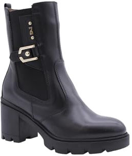 Nero Giardini I411900D Stivaletti Chelsea Donna in Pelle - Nero 41 EU