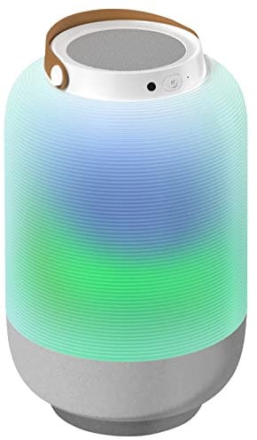 i-box Bluetooth Speaker Wireless, Outdoor Portable Bluetooth Speaker with Lights,10w Stereo Speakers, Adjustable Colour Sync RGB Lights, Rechargeable Battery, AUX Input, 8 Hours Playtime
