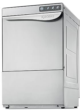 MBH - Lavavasos profesional KROMO AQUA 40 de acero inoxidable. Lavavajillas para cocina industrial de bar, restaurante y hostelería.