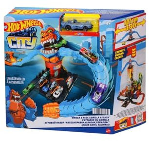 Hot Wheels City Nemesis Toy Car Track Assortment (Mattel HDR29)