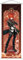 1PC Scroll Poster Wandbehang geschmiedet Stoff Malerei Dekor Wohnzimmer Schlafzimmer Kunstdruck 70 x 25 cm (Diluc)