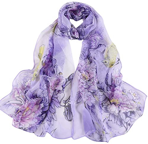 FAIRYGATE Schal Damen Festlich Stola Damen Elegant Chiffonschal für Hochzeits Kopftuch Damen für Abendkleid Festliche Kleider Damen Multifunktionstuch Damen A4422