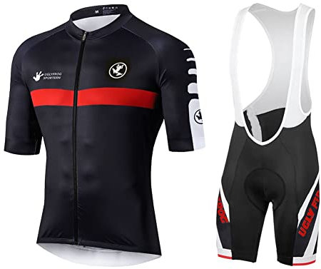 UGLY FROG Abbigliamento Ciclismo Set Completo Tuta Bici Maglia + Salopette Bib Pantaloncini