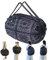 GIMIRO Multifunktionale Faltbare Tasche Reise Duffel Rucksack Handtasche Schultertasche Große Kapazität Einkaufstaschen Sport Fitness Taschen (Black Bohemia)