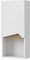 Vicco Badschrank Marelle, Weiß/Artisan-Eiche, 30 x 67 cm mit Tür und offenem Fach