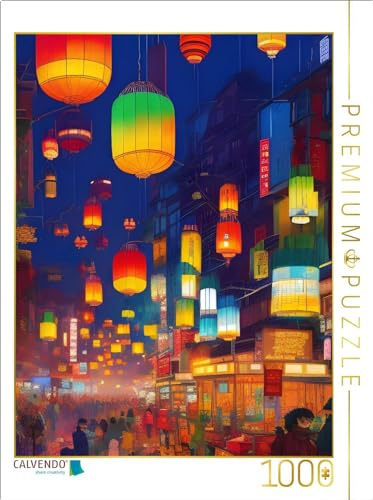 CALVENDO Puzzle Laternenfest | 1000 Teile Lege-Größe 64 x 48 cm Foto-Puzzle für glückliche Stunden