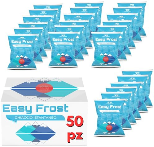 TS TAKE SPORT Neu 2024! Instant Eis, Einweg Sport Frostsack, Instant Eis Umschläge, Eis für Knie, Instant Trockeneis Umschlag. 50 STÜCKE