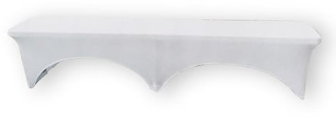 colourliving Hussen für Bierzeltgarnitur weiß auch geeignet für Koffer-Klaptisch und Koffer-Klappbank Biertischhusse Bierbank Husse (Bierbank 183x30x40)