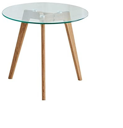 TUSUOD Arredamento del Soggiorno Moderno tavolino da caffè in vetro creativo tavolino da soggio Tavolino (Color : A, Size : 40cm)