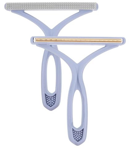 Beavorty 2 Stück Tierhaarentfernungswerkzeug Tierhaarentferner-Rollenbürste Und Hundehaarentferner-Schaber Handgehalten Sofa Couch Klebrige Fusselrolle Für Kleidung Möbel Teppich Auto