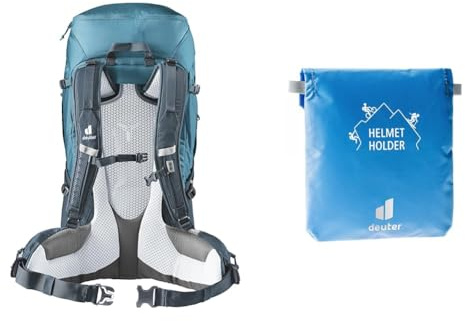 deuter Futura Pro 40 Wanderrucksack, L, Atlantic-ink & Helmet Holder Helmhalterung