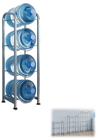 5 Gallon Water Bottle Rack Water Cooler Jug Rack Water Jug Rack Organizer - Heavy Duty Water Cooler Jug Rack, Space Saving for Home, Office, Kitchen