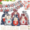 Calendario Avvento Fai da Te Stoffa-2024 Sacchetti Calendario Avvento da Riempire, Bambini Calendario Avvento Grande, 24 Natale Bustine Calendario Avvento
