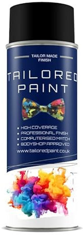 Tailored Paint Aerosol Spray Paint Rattle Can Paint For FORD KA - Panther Black Metallic (Aerosol Spray Paint)