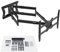 XTRARM TiTon Double 120 cm Support Mural TV, pivotant, inclinable, 80kg VESA Max.600x400