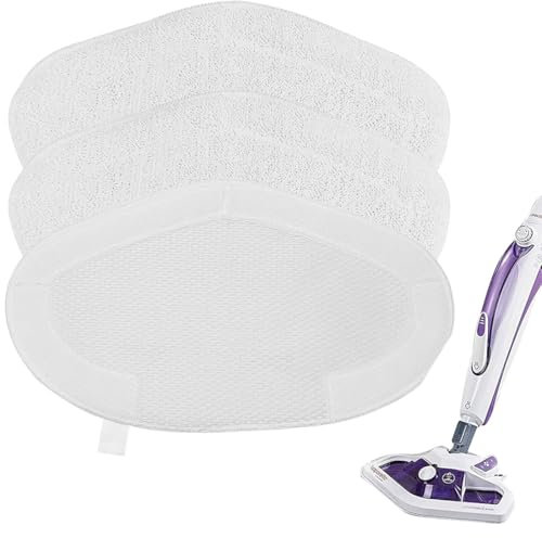 3 mop di ricambio lavabili, mop riutilizzabili, mop per la pulizia, mop a vapore