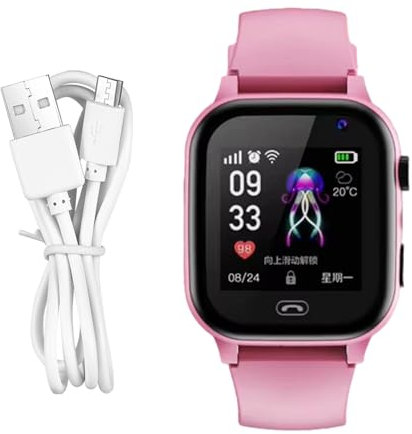 4g Kids Smartwatch, Kids Watch with Camera, Rechargeable Kids Smartwatch, Kids Cell Phone Watch, Kids Phone Watch with Flashlight, GPS Tracker Watch for Kids, Smartwatch for Children