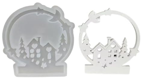 Hrtyvhin Teelicht Kerzenhalter Silikonformen Weihnachtsbaum Und Kerzenleuchte Formen Harzguss Schimmelpilze Schimmelpilze