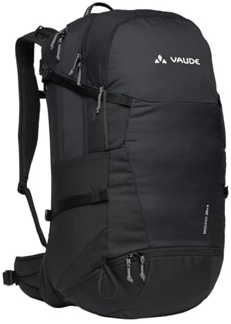 VAUDE Wizard 30+4 Hiking Backpack, Water-Repellent Backpack for Men and Women, Comfortable Trekking Backpack with Sophisticated Carrying System and Practical Compartment Division