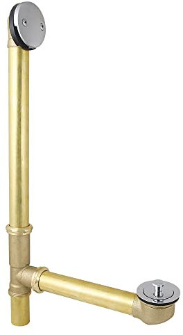 Kingston Brass DLL3181 Made to Match Clawfoot Tub Drain, Polished Chrome 27.5 x 12.5 x 1.75