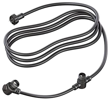 ledscom.de 2-Fach Verteiler für Stecksystem NEMO (IP44), 3,1 m, schwarz