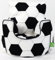 Cotton Football Bean Bag Arm Chair with Beans