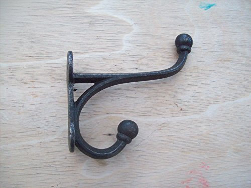 Ironmongery World groß Schwere Gusseisen Hat & Coat Hall Ständer Haken Old Englis...