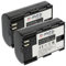 2X Akku LP-E6 für Canon EOS 5D Mark II, 5D Mark III, 6D, 7D, 60D, 60Da -mit Infochip-