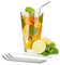Paja del Coctel pajas dobladas Conjunto de acero Inoxidable de 4 Incl Cepillo de Limpieza -. Marca PRECORN