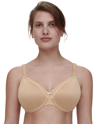Chantelle Bra for Women, C Natural Seamless Unlined Minimizer Bra, Nude/Blush