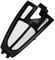 Russell Hobbs 259070 Anti-Scale Kettle Spout Filter 21271 22591 Textures Plus Series, Black