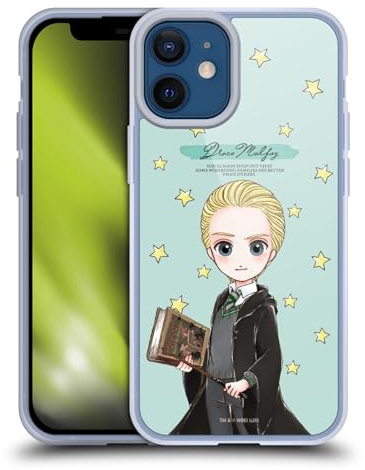 Head Case Designs Officially Licensed Harry Potter Draco Malfoy Deathly Hallows XXXVII Gel Case [Military Grade Protection] Compatible with Apple iPhone 12 Mini and Compatible with MagSafe