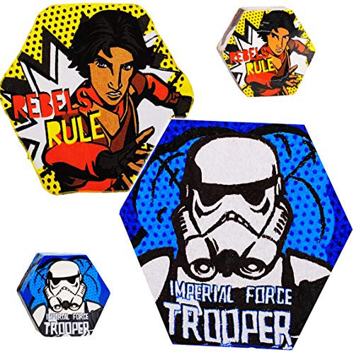 alles-meine.de GmbH magischer Waschlappen/Handtuch - Zauberwaschlappen - Star War - Frottee aus 100% Baumwolle - Magic Towel - Waschfleck - Waschtuch - Waschhandschuh - Seifen..