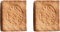 2x Original Aleppo Seife 80%/20% - mit Olivenöl 80% Lorbeeröl 20% fürs Haar Gesicht & Körper - 100% Naturprodukt Vegane – Alepposeife Olivenölseife Handarbeit 400g - Plastikfreie Verpackung