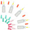 SZXMDKH Tip Glue Dropper Dispenser,5pcs-30ml Precision Tip Applicator Bottle for Gluing Quilling DIY Craft Acrylic Painting,Needle Bottle Applicator, Needle Tip Glue Bottle(30ml)