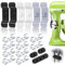 JNWYH 19 Stk Kabelhalter Set, Selbstklebend Kabel Organizer Heißluftfritteuse, Mikrowelle, Reiskocher, Kaffeemaschine, Mixer, Saftpresse(3 Stile)