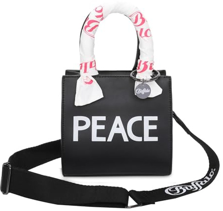 Buffalo Damen Boxy14 Muse Black Handtasche