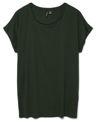 VERO Moda Damen Vmava Plain Ss Top Gajrs Noos T-Shirt