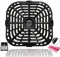 CyHiThai 6QT Air Fryer Accessories Tray for Instants Pot Vortex Plus 6QT XL Air Fryers, Premium Grill Plate Pan Grate Crisper Tray Rack Grid Shelf for Instants 5.7QT, Nonstick, Dishwasher Safe