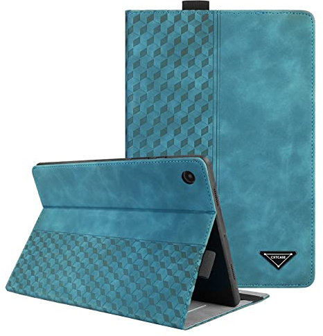 CXTCASE Funda para Samsung Galaxy Tab A8 2021/2022 10.5 Pulgadas, PU Protectora Carcasa con Función de Soporte para Samsung Galaxy Tab A8 2021/2022 10.5 (SM-X200/SM-X205/SM-X207), Verde