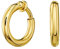 Traveller Ohrclip Creolen - Damen - Ø 18mm - 22kt vergoldet - 157599