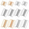 AHANDMAKER 35 Pcs Front Closing Bikini Clasp Clickers Closure, 3 Sizes Bra Hooks Replacement Clasp Fasteners Bra Button Buckle Clasps Connectors for DIY Craft Swimsuit Bra Making Lingerie Sewing